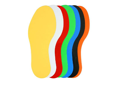 vloersticker voetstap